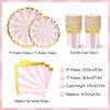 PARTY GO Party Tableware Set, 96 Pieces Theme Party Tableware