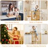 BAMBOOHOMIE Kids Kitchen Step Stool, Toddler Standing Tower Adjustable Height