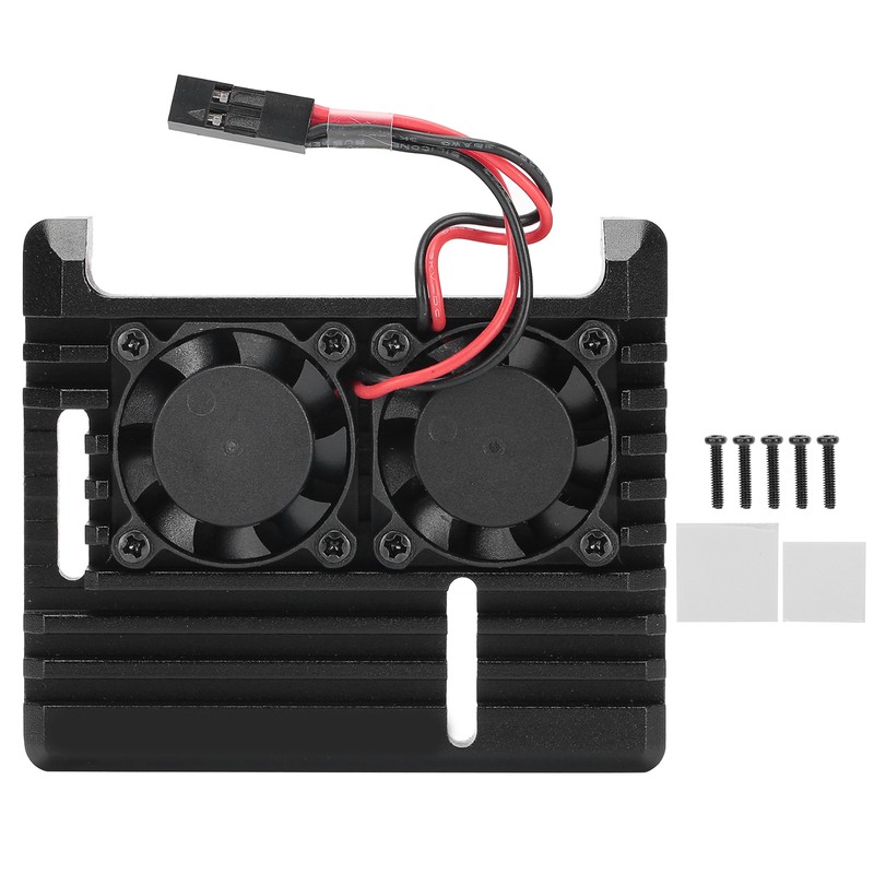 Aluminium Alloy Armor Case Kit with Dual Cooling Fan Heatsink
