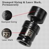 ZOYAKKI 22mm Swivel Socket 1/2" Drive Shallow 6 Pt CR-MO
