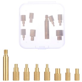 8 Pcs Soldering Iron Tips, Heat Set Insert Tool Threaded Inserts M2 M2.5 M3 M4 M5 M6 M8 Soldering Tools Installation Kit Press Tool for Connecting 3D Printer and Plastic Components