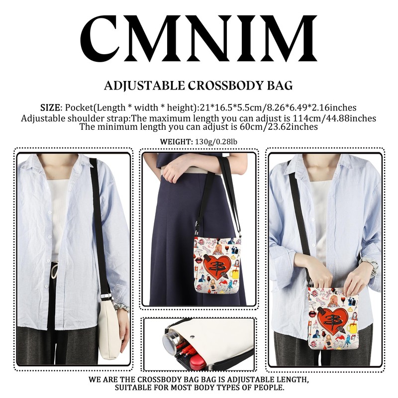 CMNIM BTVS Merchandise Buffy Characters Crossbody Bag 90s TV Show