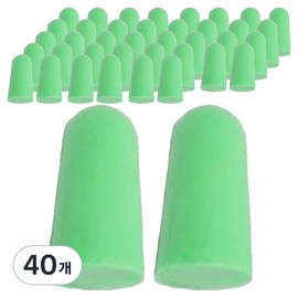 DK1 Pretty Noise-Canceling Earplugs Mint B 1.4 x 2.8 cm, 40 pieces, Pack of 2 / 디케이원 예쁜 소음방지 귀마개 민트B 1.4 x 2.8 cm, 40개, 2개입