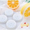 DD-life 2 Pcs 4 Cavity Lemon Slice Silicone Molds Orange