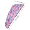 Healeved 2pcs Microfiber Hair Towels for Wet Hair Cute Mermaid