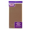 Pack of 4: Disposable Dark Brown / Chocolate Plastic Tablecloths
