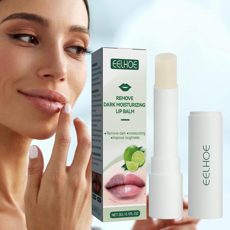 Labios Oscuro,Exfoliante bálsamo Labial para aclarar y aclarar los Labios