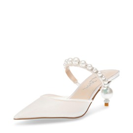 Betsey Women's Evey Pump, Ivory, 7.5