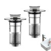 Granmagazz 2-Piece Sink Drain Strainer, Drain, Garbage Catcher, Hair Catcher,