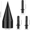 Wood Splitter Screw Cone, Split Wood Cone, Drill Cone, Wood