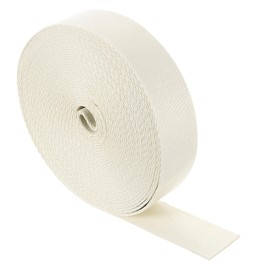 sourcing map 10 Yards Nylon Webbing Strap, 1 3/8-inch(38mm) Flat Webbing Straps Nylon Heavy Duty Webbing Strap for Luggage Strap Backpack Repairing DIY Crafting, Beige