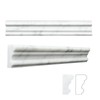 Retheno Carrara White 8 Pack of 2x12'' Marble Chair Rail