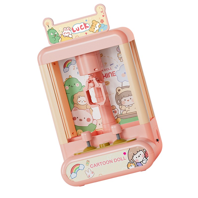 Mini Kids Claw Machine Miniature Twisting Balls Dolls Grabbing Machine
