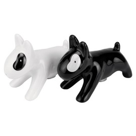 PT HM0074 Salt and Pepper Shakers Terrier Dogs