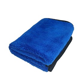 Microfiber Plush Car Drying Towel Cleaning Towels Super Absorbent Auto Detailing Towel (40 x 60 cm, Navy Blue)