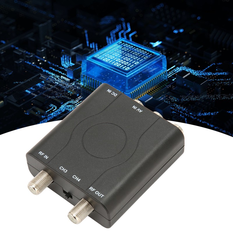 M61A RF Modulator Professional Supports NTSC Formats Video Sound HD