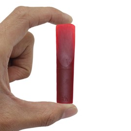 3 Pcs Alto Saxophone Advanced Craft Resin Saxophone Reeds with Full Warm and Flexible Sound(Red)