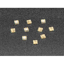 Adafruit NeoPixel, addressable 1515 LEDs (1.5 mm x 1.5 mm), 10 pack, SK6805-E-J, 4492