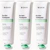 Boka Natural Toothpaste 3-Pack - Fluoride-Free with Nano Hydroxyapatite for Remineralizing, Sensitive Teeth, and Whitening - Dentist Recommended for Adult and Kids Oral Care - Ela Mint, 4oz - Made in USA