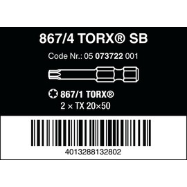 867/4 Z TORX 20 x 50 mm SB