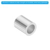 sourcing map 5/32" 4mm Aluminum Crimping Loop Sleeve Single Round