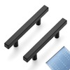 Ravinte 30 Pack 3 Inch Cabinet Pulls Black Sqaure Kitchen