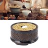 Teapot Warmer Tea Coffee Warmer Base Ceramic Heater with Spoon