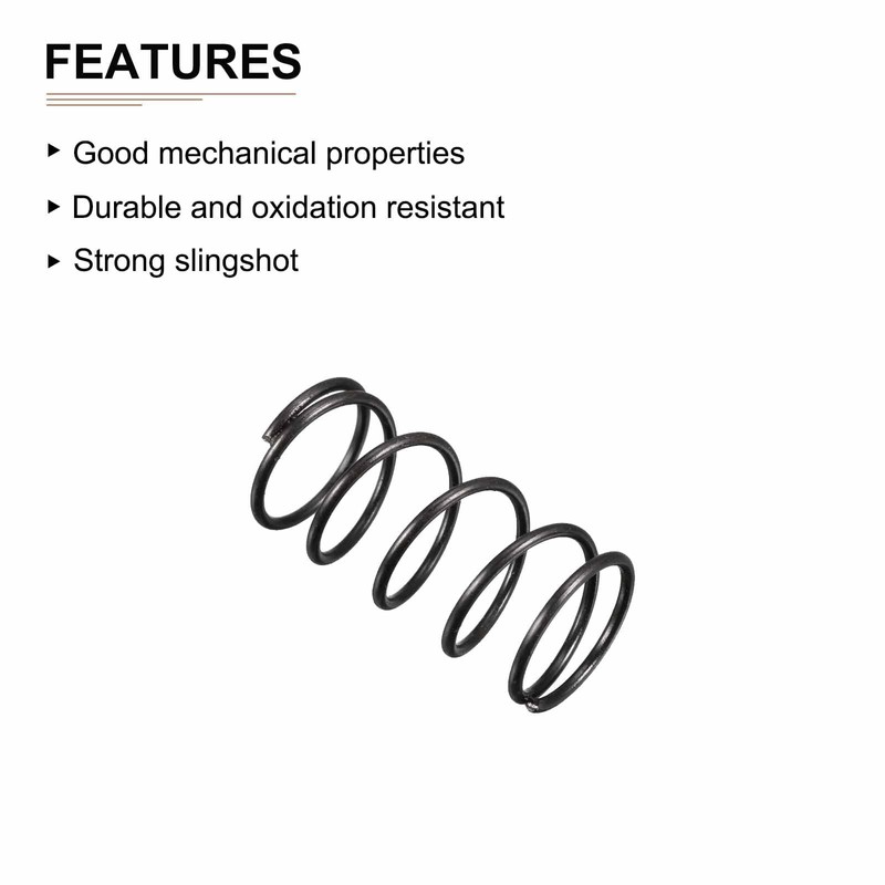 DTGN 1.2x15x30mm(DxODxL) Compression Spring - 20Pack - Good for Machinery