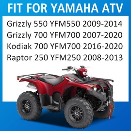 M MATI Front Left & Right Brake Caliper for ATV Yamaha Grizzly 550 YFM550 2009-2014 Grizzly 700 YFM700 2007-2020 Kodiak 700 YFM700 2016-2020 Raptor 250 YFM250 2008-2013 with Pads