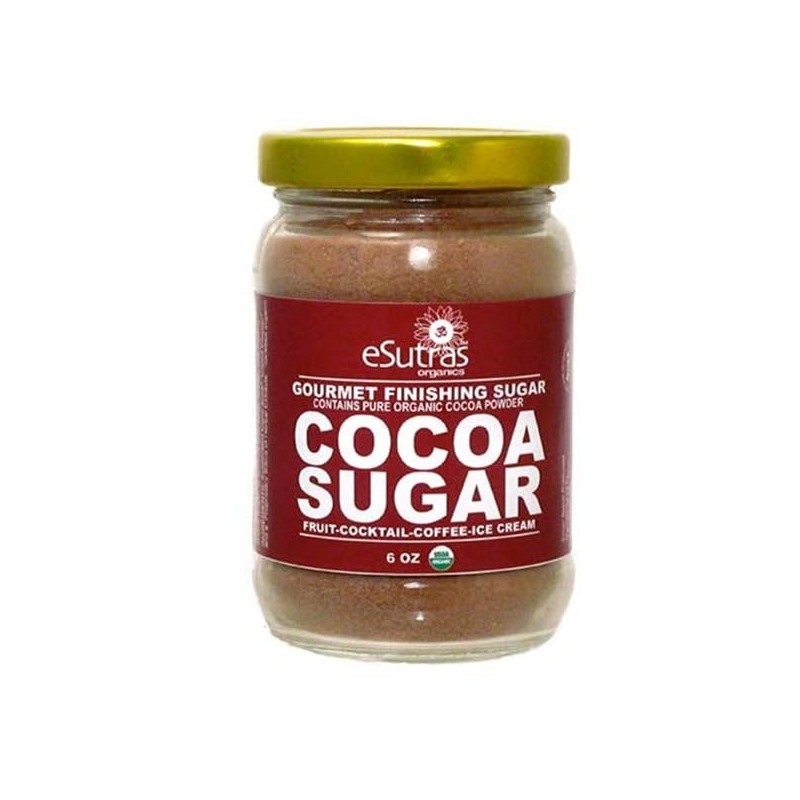 Esutras Organics Sugar, Cocoa, 16 Ounce