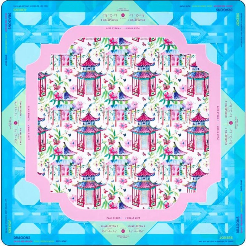 Foldable Mahjong Table Mat Thick Cushion Silent Anti Slip Waterproof