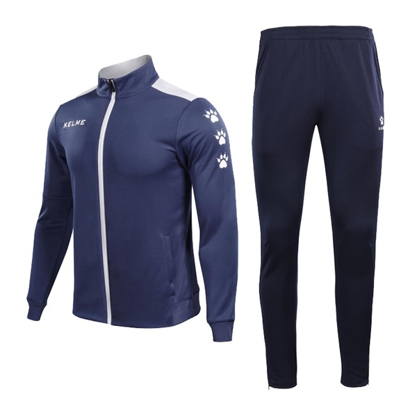 KELME Men's Activewear Tracksuit Sweatshirt Top And Bottom Sweatshirt Men's