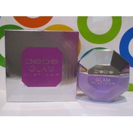 ~ BEBE ~ BEBE ~ BEBE GLAM PLATINUM EAU DE PARFUM SPRAY ~ 3.4 OZ