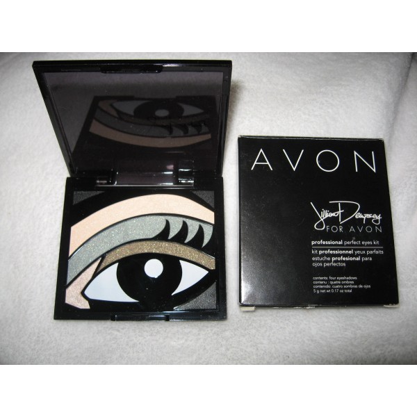 AVON JILLION DEMPSEY PROFFESSIONAL PERFECT EYES KIT SHADE dark