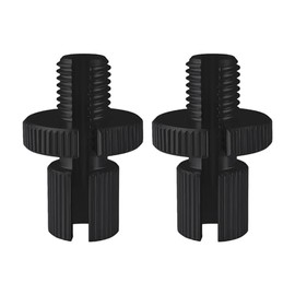 2pcs Brake Clutch Cable Line Adjustment Screw M10x1.25 Throttle Adjustment Screw for Motorcycle Bike Scooter ATV Black