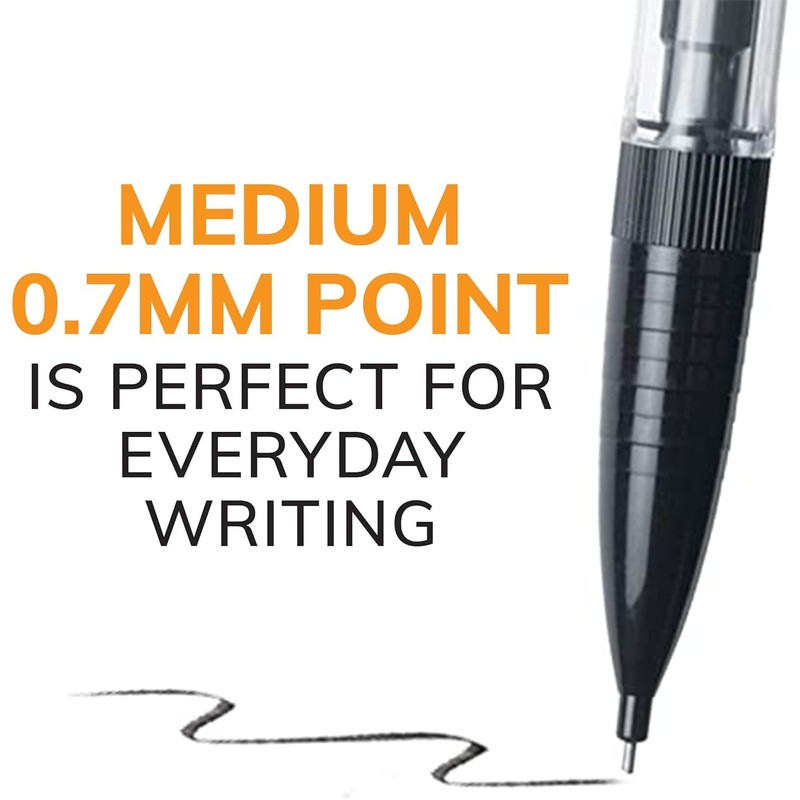 BIC Mechanical Pencils #2 Extra Smooth, Transparent Barrels with Assorted