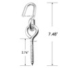 Bathonly 2 Packs Heavy Duty Hooks for Hanging, Hammock Hooks,