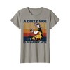 A Dirty Hoe Is A Happy Hoe Vintage Retro Funny