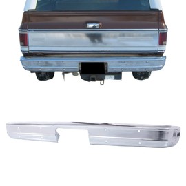 CarPartsDepot Bumper Face Bar Compatible for 1973-1980 Cheyenne/Silverado/Scottsdale/Suburban/C/K10 20 30 1500 GMC Sierra/Pickup/Surburban C15 1500 GM1102287