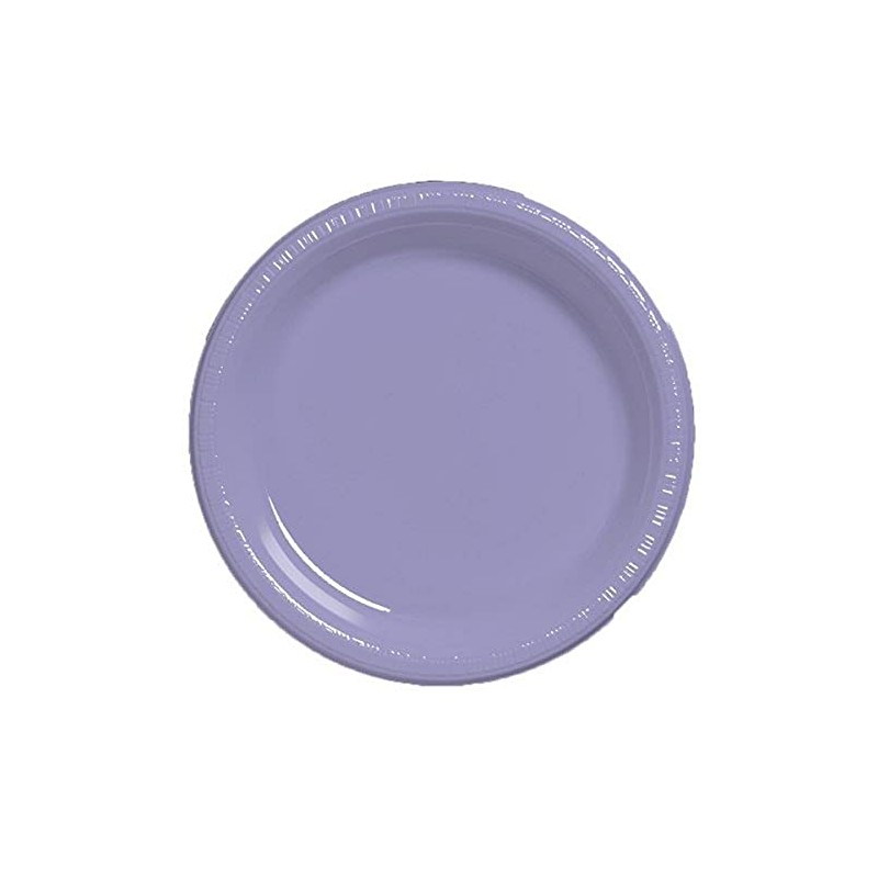 Creative Converting Touch of Color 20 Count Plastic Lunch Plates,