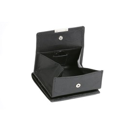 Leather Boxed Style wallet LEAS, black - ''LEAS Special Edition''