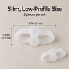 Silicone Toe Separators – 2 Pack Soft Cushioned Toe Spacers