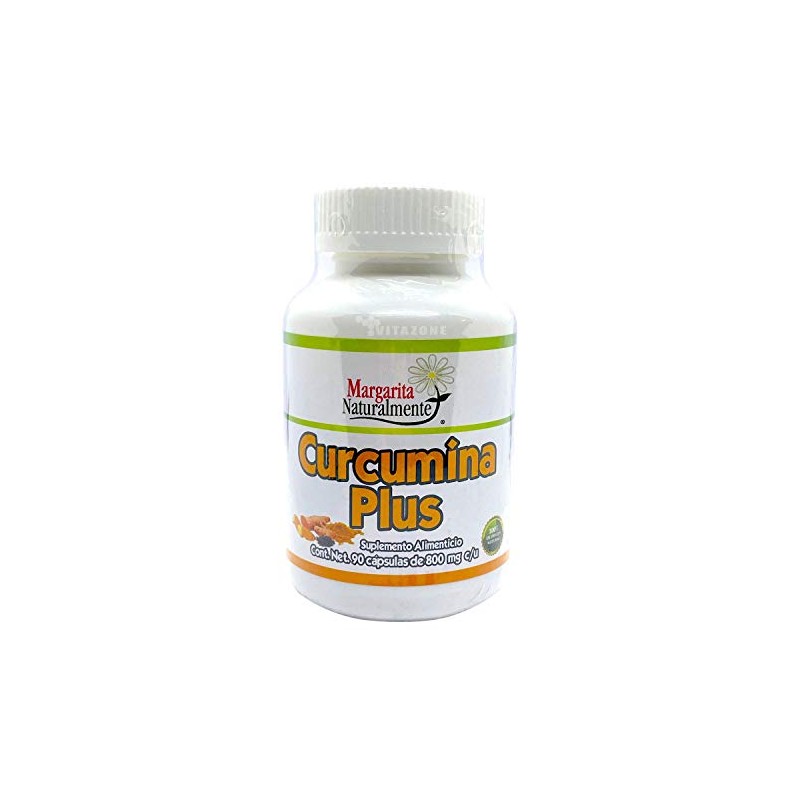 Curcumina Plus 90 cápsulas Margarita Naturalmente Pimienta