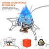 6800W Camping Backpacking Stove, Outdoor Portable Burner Cooking Stove with