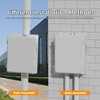 Joinfworld White Outdoor Electrical Box Waterproof Nema Enclosure 16x11x6 Plastic