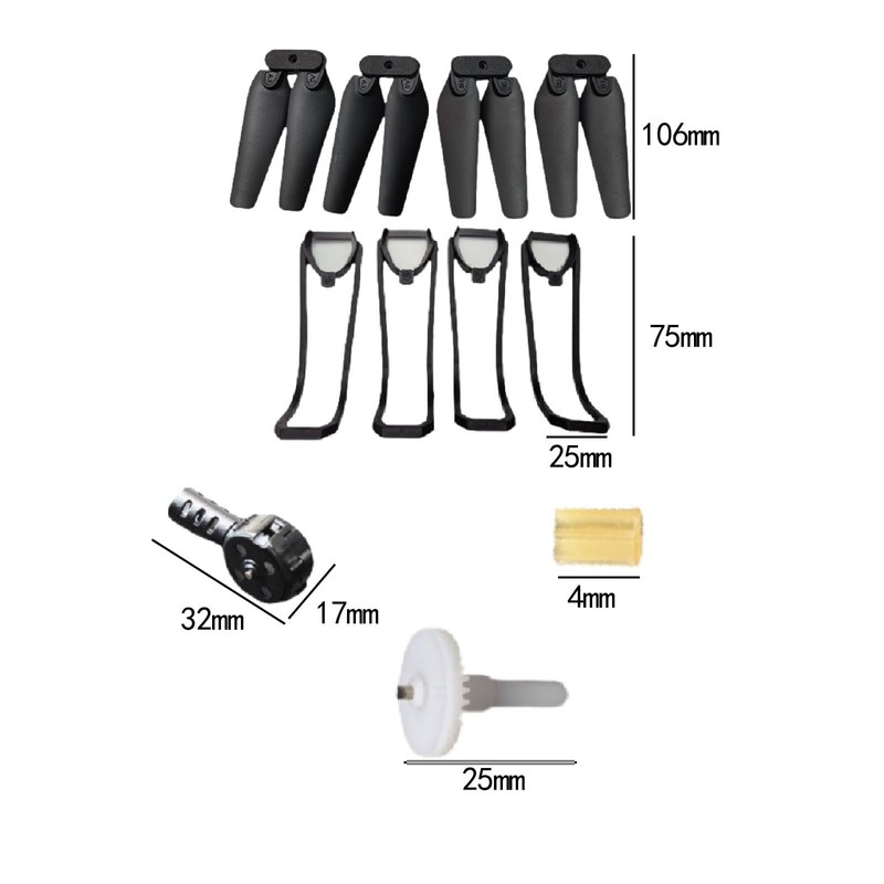 F Fityle High Performance RC Quadcopter Motor Upgrade Kit