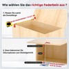 Vepagoo Gas Springs 600 mm 300 N/30 kg for Bed