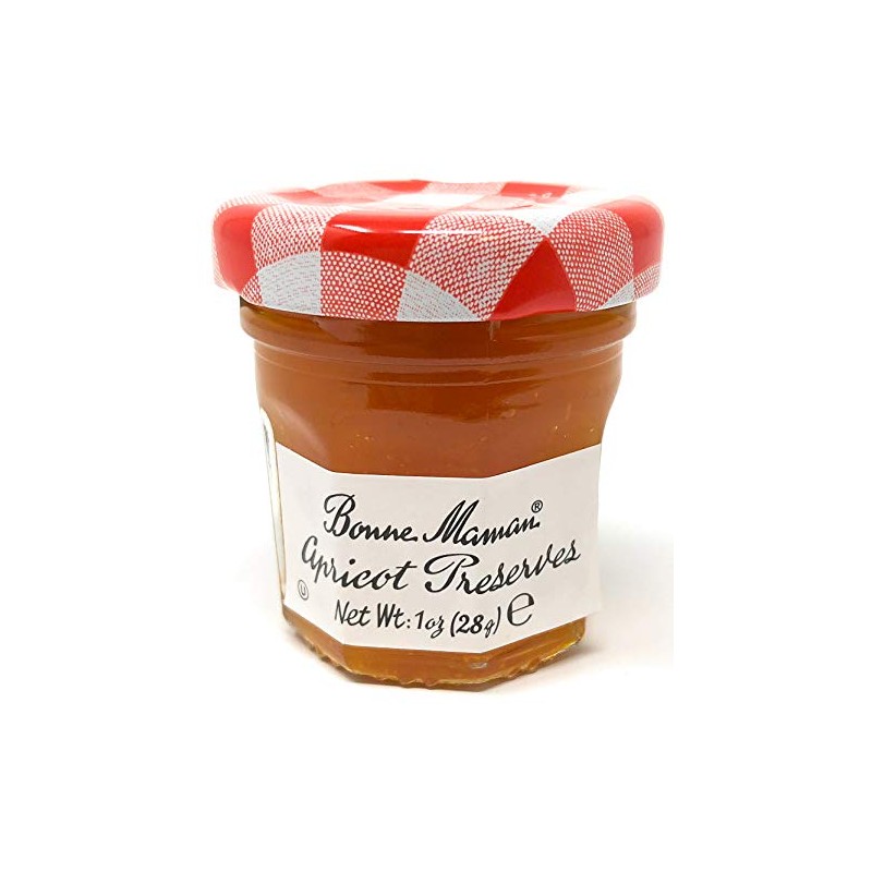 Bonne Maman Apricot Preserve Mini Jars - 1 oz x