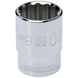 Beta 9200120 Model 920 B20 Bi-hex Hand Sockets, 1/2 Drive, 20mm