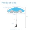 Darcappria Universal Baby Stroller Sun Protection Parasol, with Umbrella Clip
